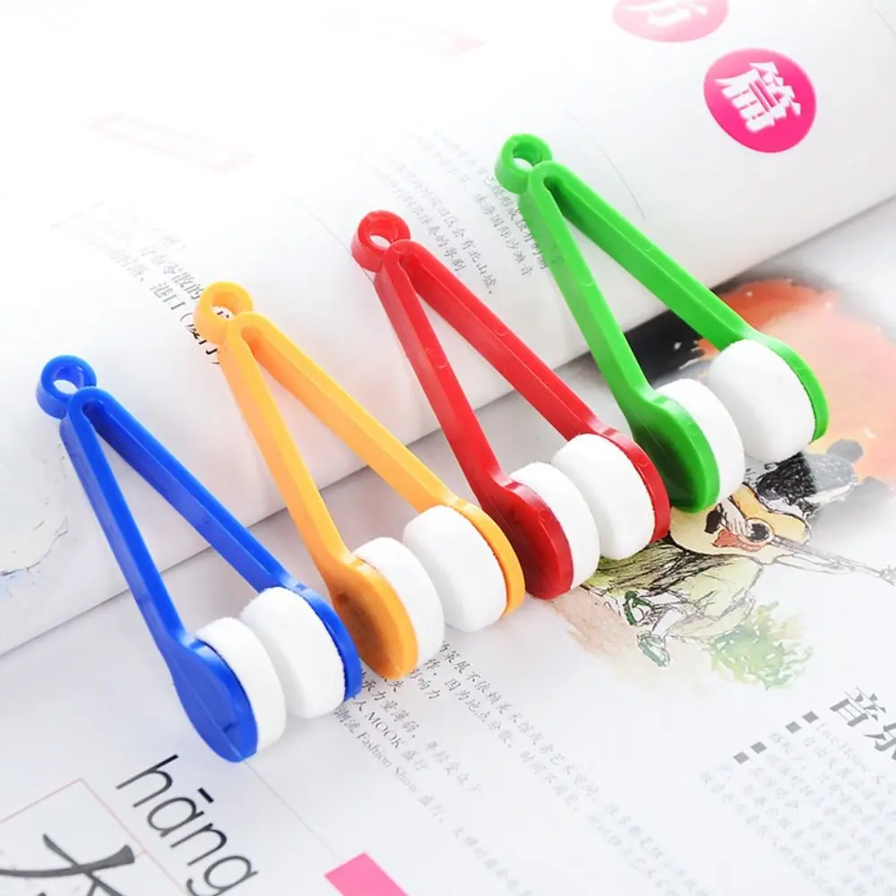 Multifunction Glasses Cleaning Rub Two-side Glasses Brush Mini Microfiber Cleaner Brushes Portable Eyeglass Wiping Tools