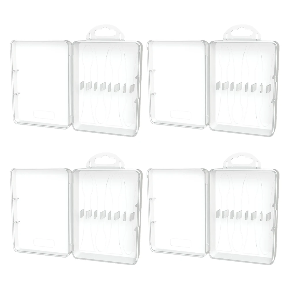 

4 Pcs Heads Electric Toothbrush Box Toothbrushes Storage Covers Compatible Travel Holder