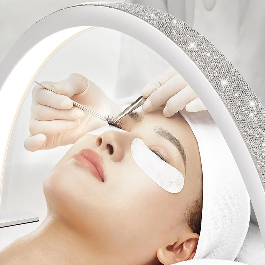 30W nouveau Salon de beauté optimisé lumière LED demi-lune lampe à ongles pour ongles Extension de cils sourcil lumière arc forme manucure lumière