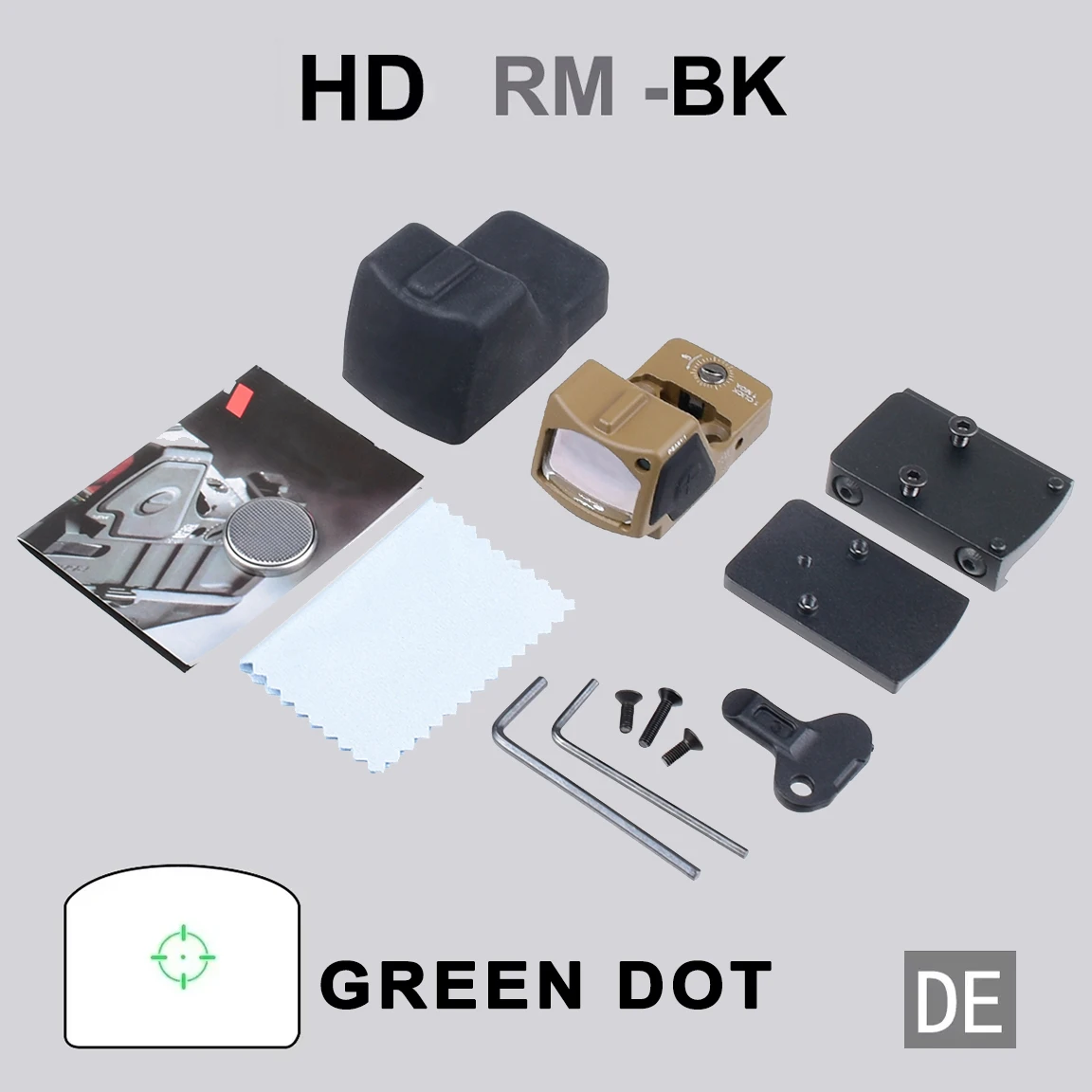 LAMBUL RM Red Dot Sight Metal Version Black 6