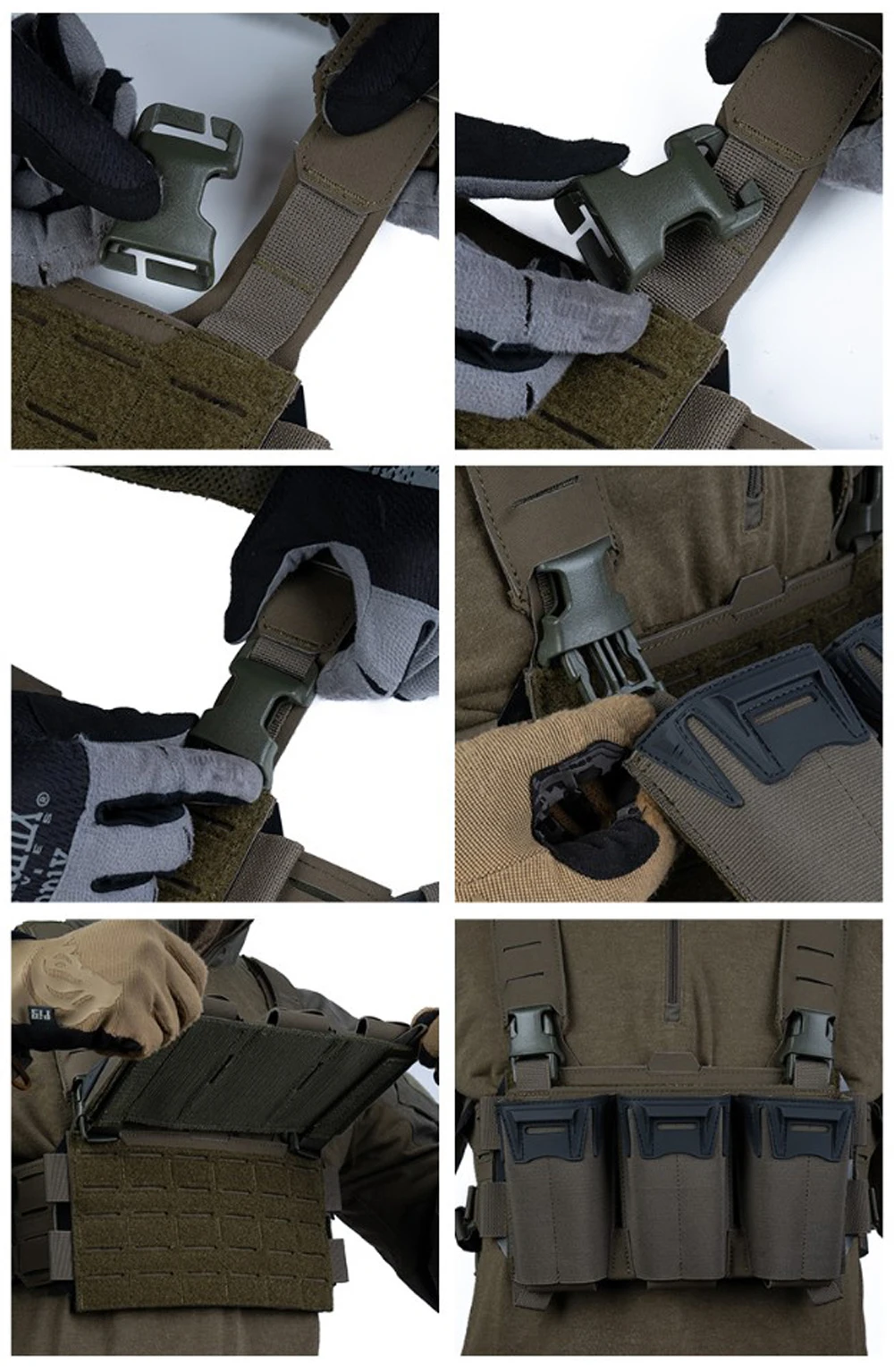 Chest rig modulaire illustration