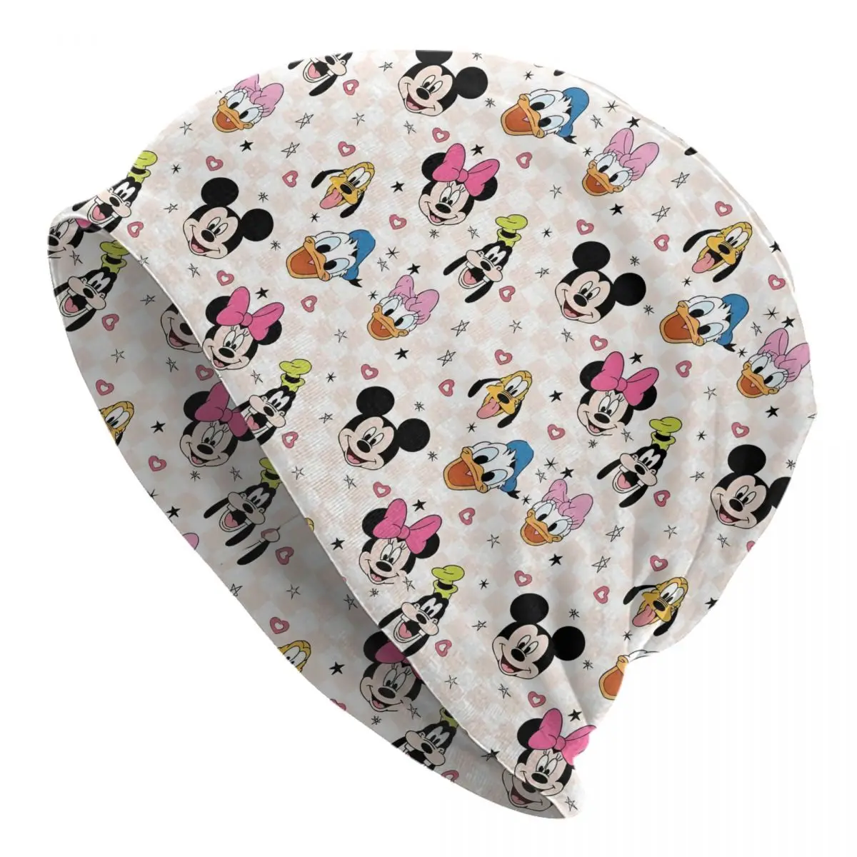 

Custom Mickey Mouse Skullies Beanies Caps Fashion Winter Warm Knit Hats Unisex Adult Classic Cartoon Movie Pattern Bonnet Hats