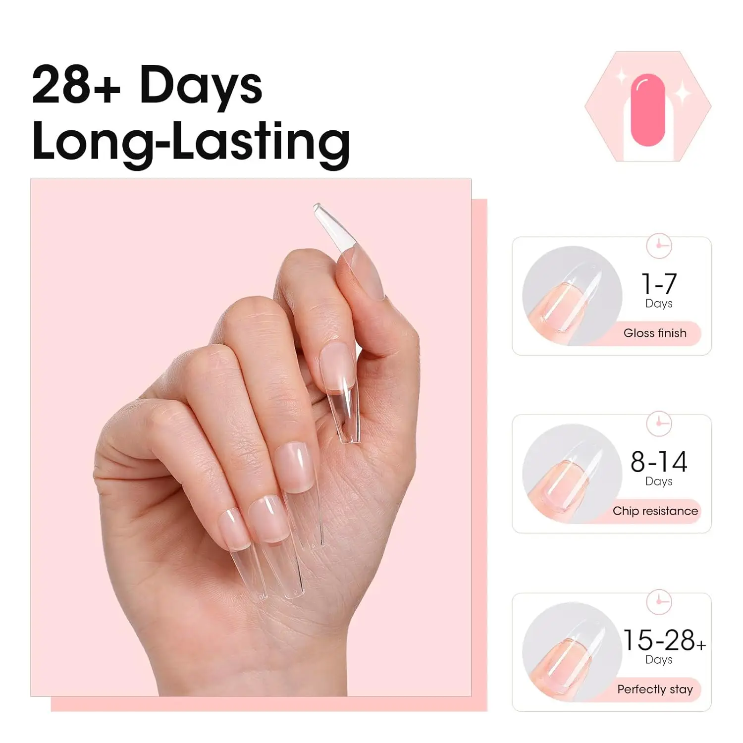 GELLEN 30g Polygel Nagelkleber Festes Gel-Klebeset Press-on-Nägel Entferner für Acryl-Nagelspitzen UV-LED-Lampe Heim- und Salon-Maniküre – Detail 18