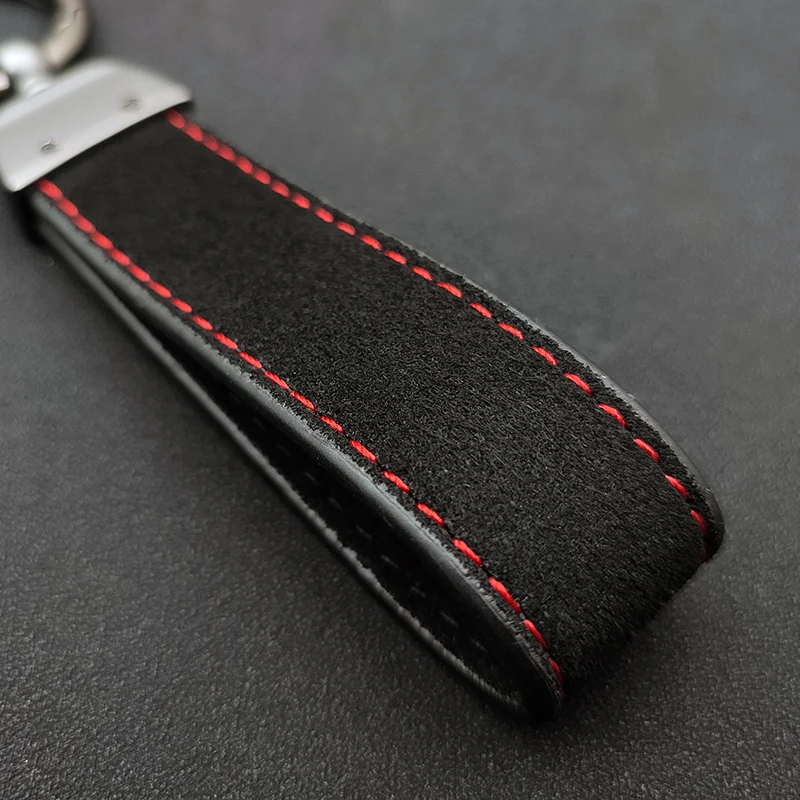 2024 High Grade Suede Leather Key Chain Rings Man Women Keyring Luxury Car Keychain For GT X1 X2 X3 X4 X5 X6 X7 Accessories