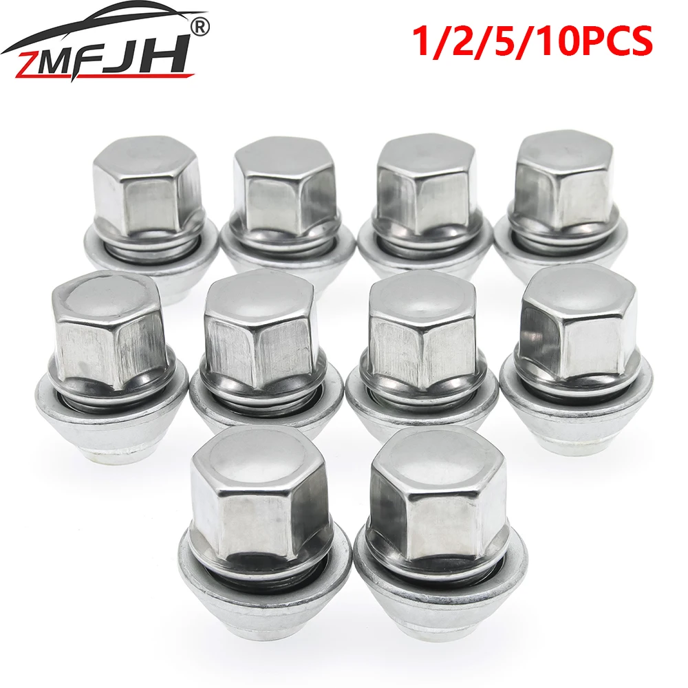 

1/2/5/10PCS Wheel Nuts Alloy Steel Wheel Nuts M12x1.5 For Ford Fiesta Mondeo Bolt Lug Stud Tyre Nut Accessories SFN-12150033