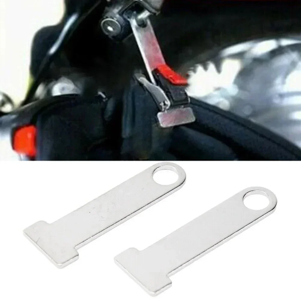 1Pair Chrome Helmet Strap D-Ring Lock Extension For Honda Goldwing GL1800 GL1500 1200 Motorcycle Accessories