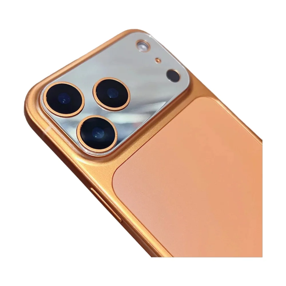 Spiegel-Hartglas für iPhone 17 Pro Max 17 Pro Rückkamera-Schutzfolie Ausgehöhlter Kameraschutz Displayschutz Linsenring