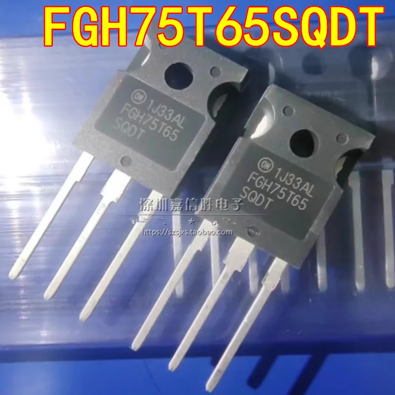 5PCS/10PCS/brand new FGH75T65 FGH75T65SQDT TO-247 650V 75A high-power IGBT transistor