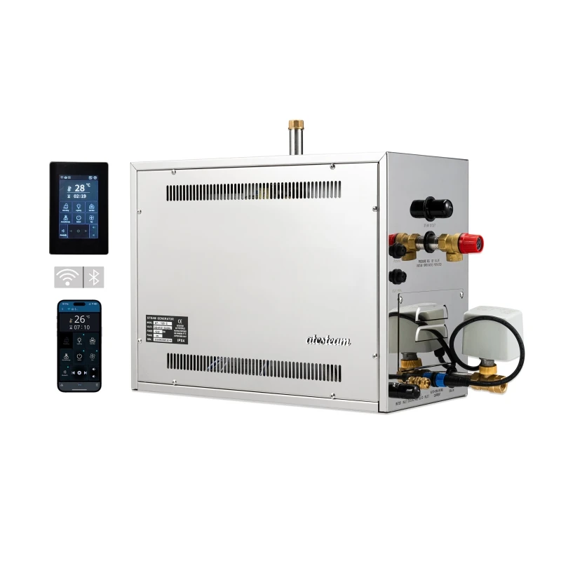 

App&WiFi Bluetooth Turkish 6KW Sauna Steam Bath Generator for Hammam Spa With Speaker