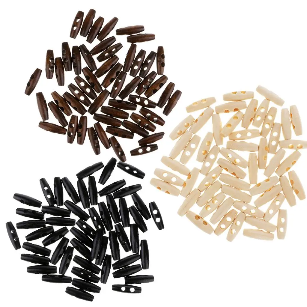 Wooden Buttons 30Mm…