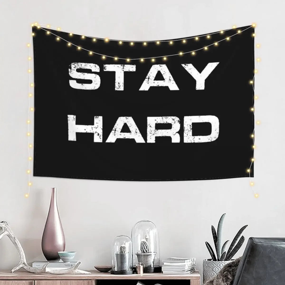 Stay Hard! Tapestry Cute Room Things Wall Coverings Tapestry