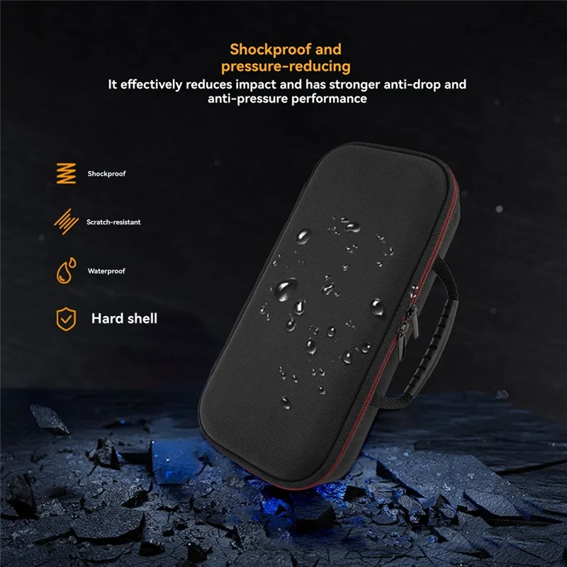 ABJF-For DJI OSMO 360 Camera EVA Carrying Case Protective Storage Bag Large Capacity Travel With Shoulder Strap