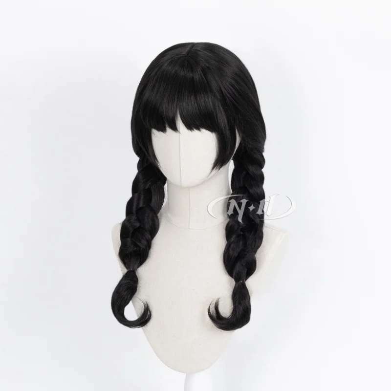ND Memory Cosplay Wigs Hairpiece ID V Miss Pomegranate Plate Cosplay Hair Wigs for Comic Con Coser Costume Party Heat Resistant