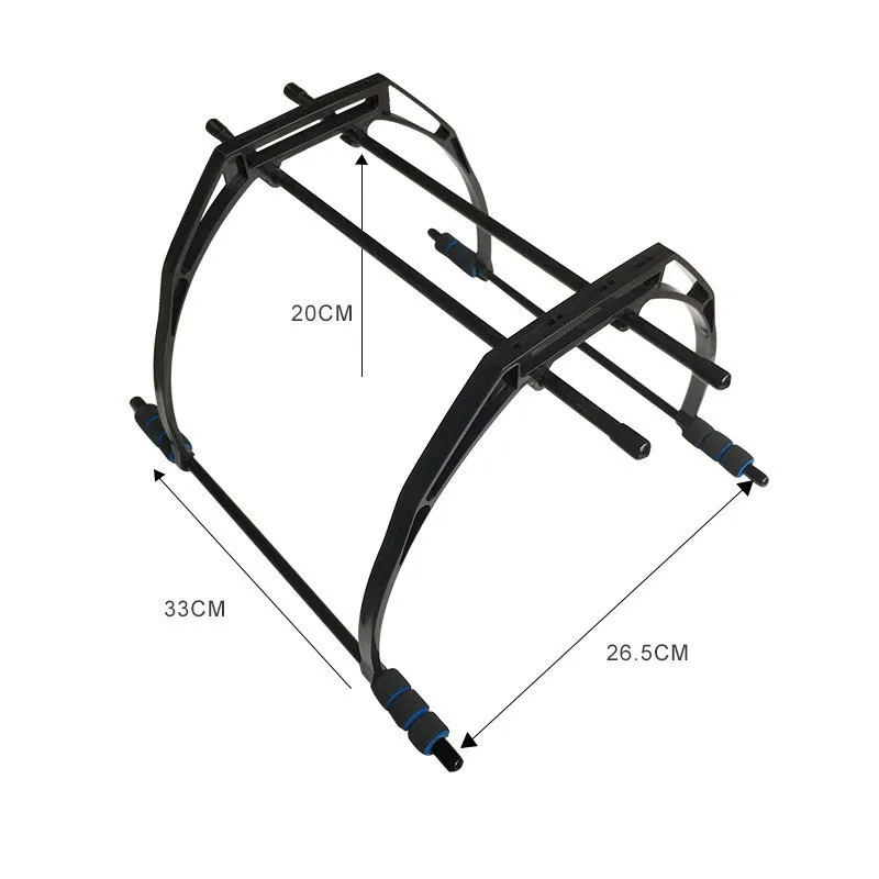 Trépied haut F450 multi-axes F550, Six axes utilisables, Transmission d'image aérienne Fpv, Module de cardan de train d'atterrissage