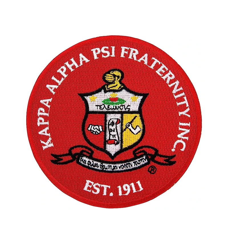 Kappa Alpha Psi Fraternity Guy with Cane Embroidered Appliqué Iron on Greek Blazer Jacket Patches, 4 \