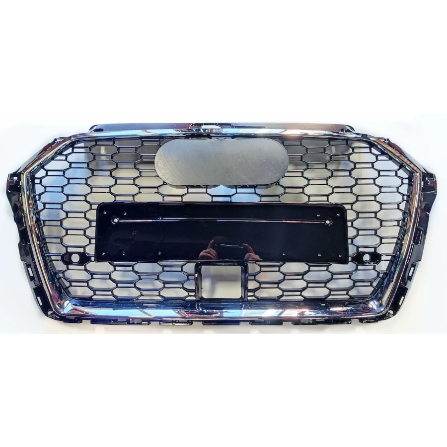 

Front Hood Grille Car Front Bumper Grill Center Grill for RS3 Grill With ACC for A3/S3 8V.5 2017-2020 Fast Shipping