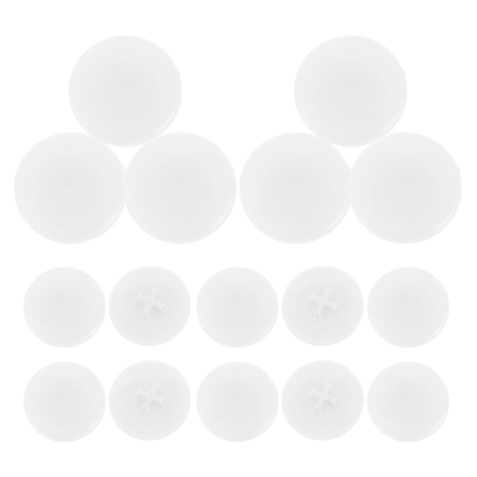 

1000pcs Eccentric Wheel Cover Screw Hole Caps Plastic Replacement Plugs for Furniture Cabinet Wood Bolt Button Cap Nut Fastener