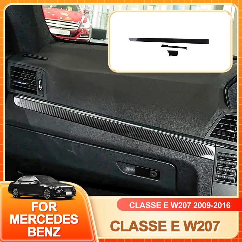

Внутренние молдинги RHD автомобиля для Mercedes Benz E Class Coupe W207 C207 2009-2016, декоративная наклейка на панель приборной панели