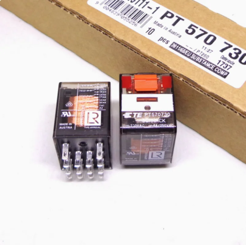 

2pcs PT570730 230VAC 6A relay
