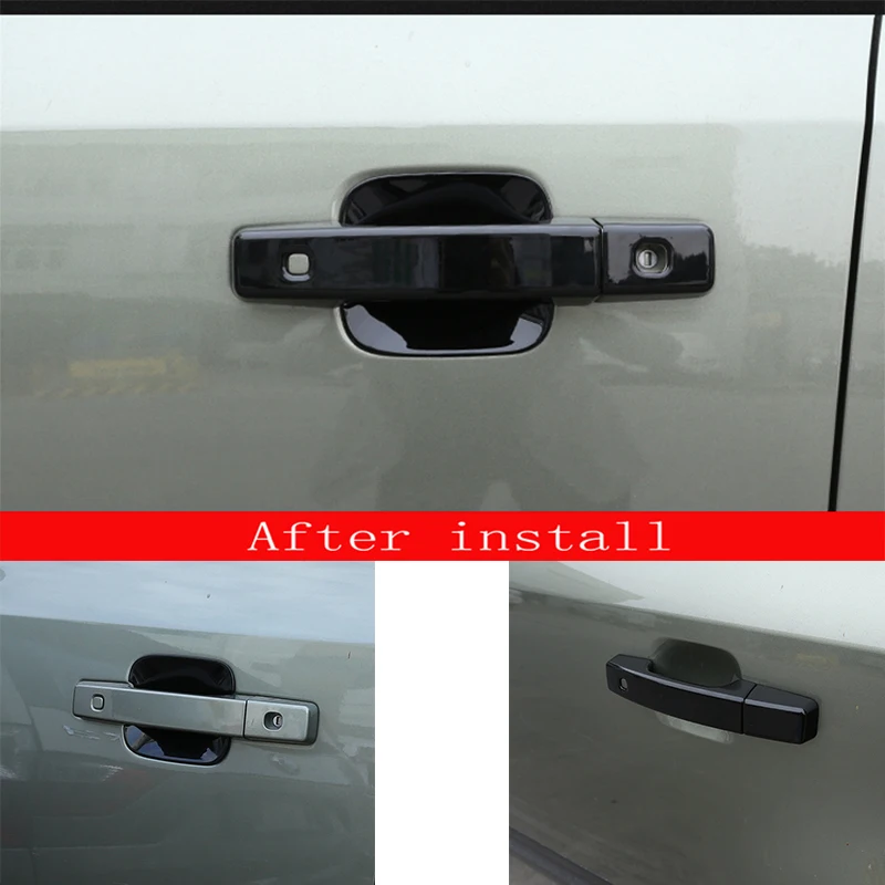 For Land Rover Defender 90 110 2020-2024 Car styling Grab Handle Frame Trim Exterior Door Bowl Cover Decoration Car Accessories