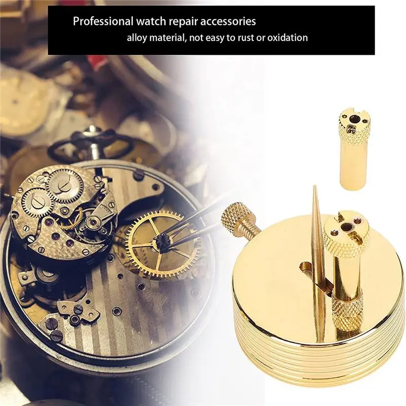 Just- Watch Movement Balance Wheel Brass Support Hairspring Stand Balance Holder Removing Timing Washers Watch Repair Tool