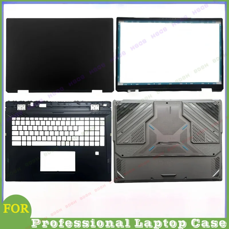 BABH@ For MSI Titan 18 Ultra 18HX MS-1822 ABCD Shell LCD Cover Bezel Palmrest Bottom Base Laptop Case Replacement Housing Parts