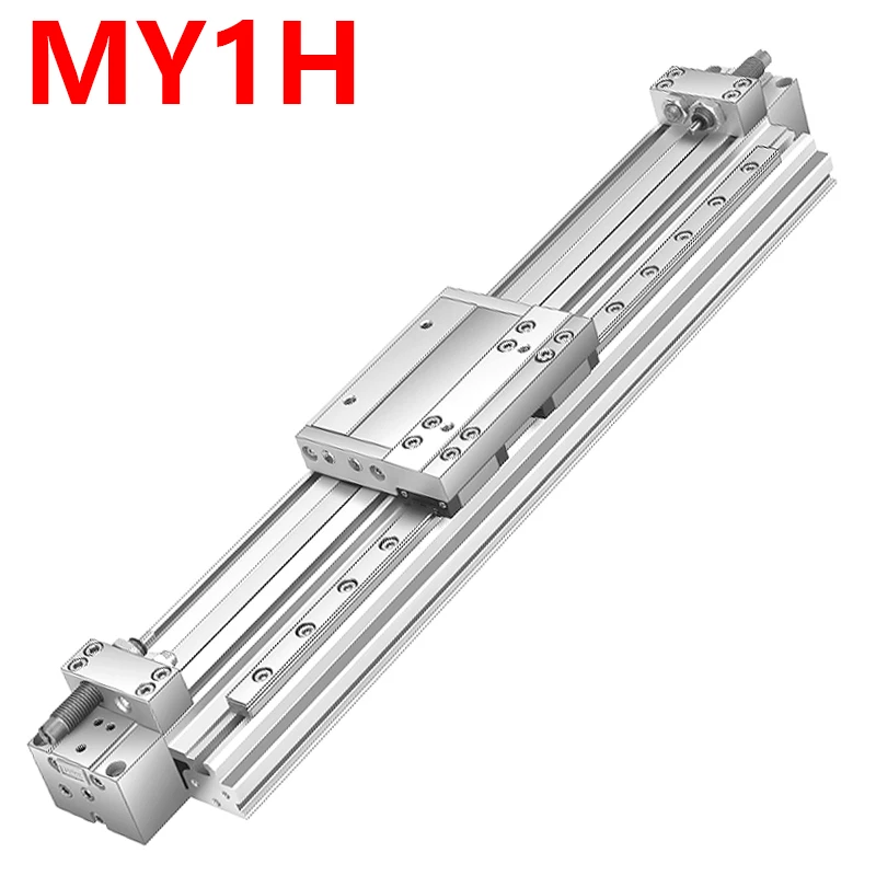 MY1H16-100 MY1H16G-400 MY1H20G-200 MY1H25G-300 Mechanically Air Rodless Pneumatic Cylinder Slide Bearing Guide Type