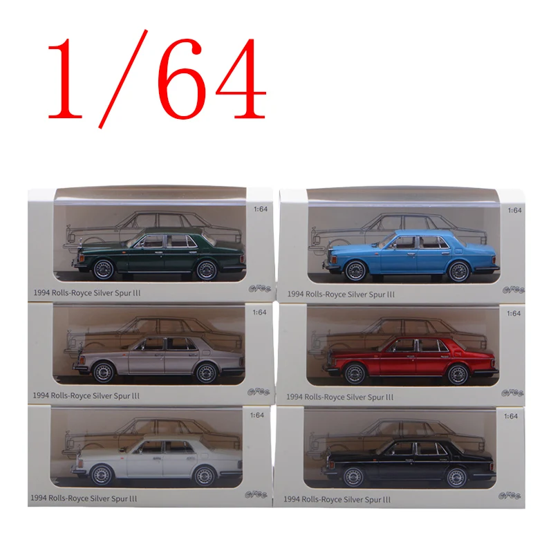

GFCC Diecast 1/64 Scale Rolls-Royce Alloy Model Cars 1994 Rolls SPUR III Play Vehicles Toys for Boys Gift Original Box