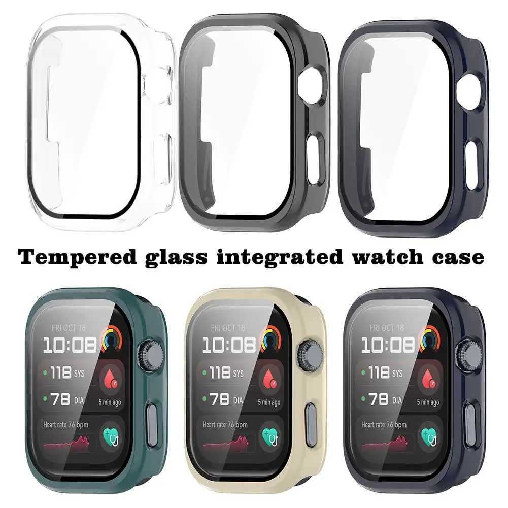 Full-cover Watch Case For Huawei Watch D2 PC+tempered Glass Shell Film Integrated Watch Protective Case Anti-drop And Scrat B9H8