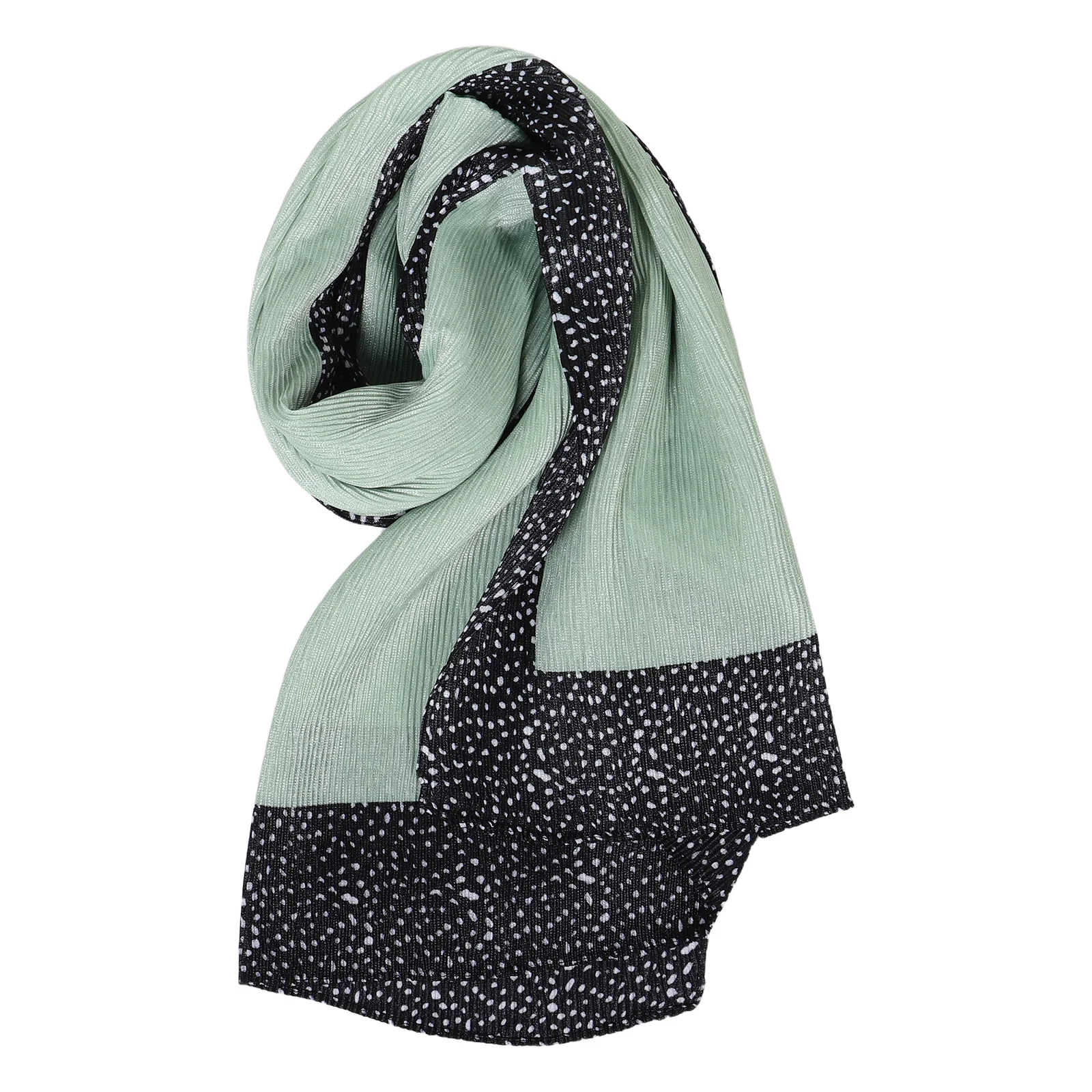 

Printed Head Wrap Scarf For Women Malaysian Crinkle Stitch Lightweight Soft Hair Turban Shawl African Western Scarf Travel