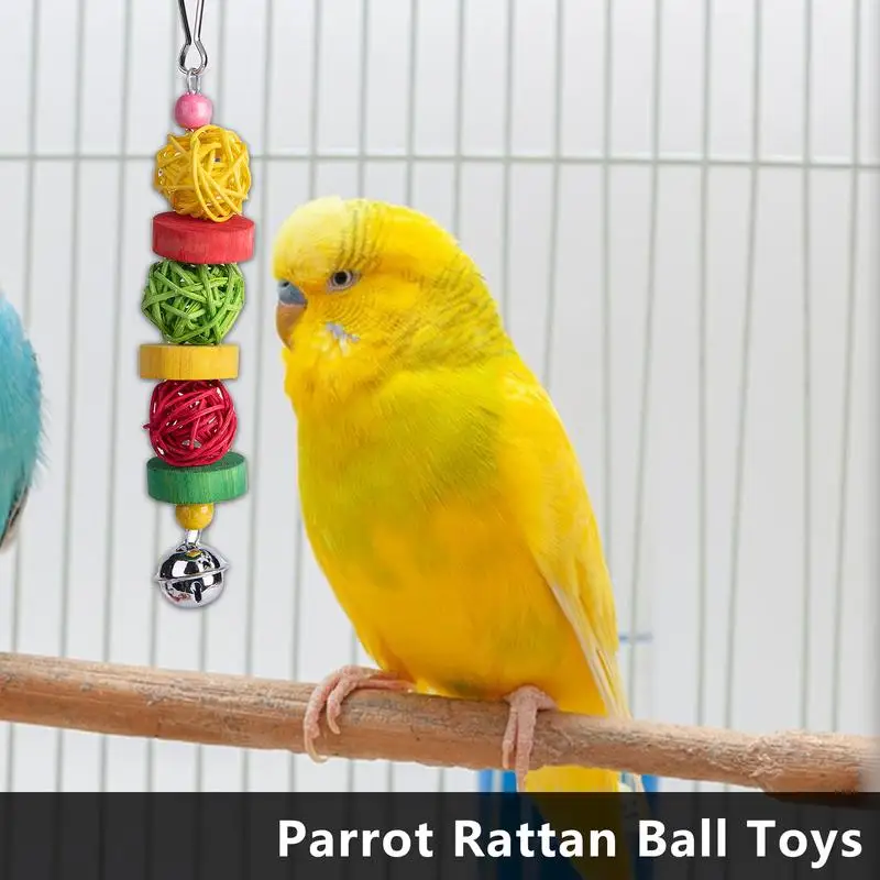 Parrot Toys For Large Birds Bird Cage Wooden Parrot Shredder Toys Bird Cage Decoration Bird Cage Toy For Budgies Lovebirds