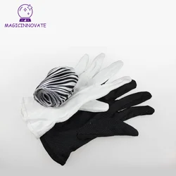 Glove To Zebra Silk Close Up Magic Trick Professional Magician Street Stage Party Magia Props Easy To Do