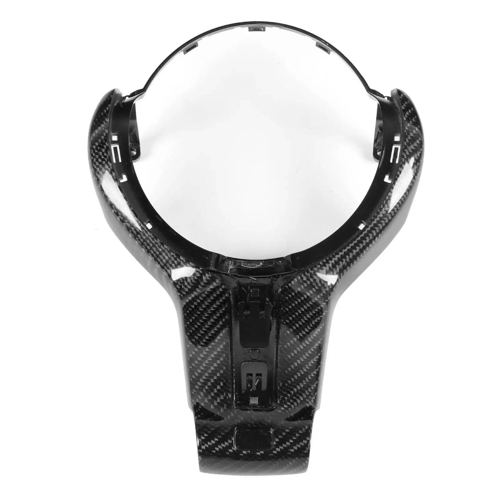 

Carbon Fiber Steering Wheel Trim Cover Direct Replacement Fits for BMW F20 F22 F30 F32 F10 F06 F15 F16 Car New