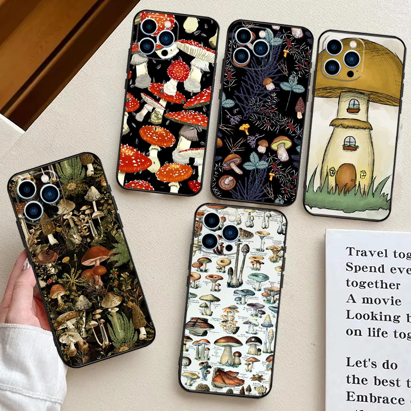 Mushroom Forest Phone Case For OPPO Reno 14 13 11 12 F 10 Pro 8T 7 8 Lite OPPO Find X9 X8 X5 Pro Back Cover