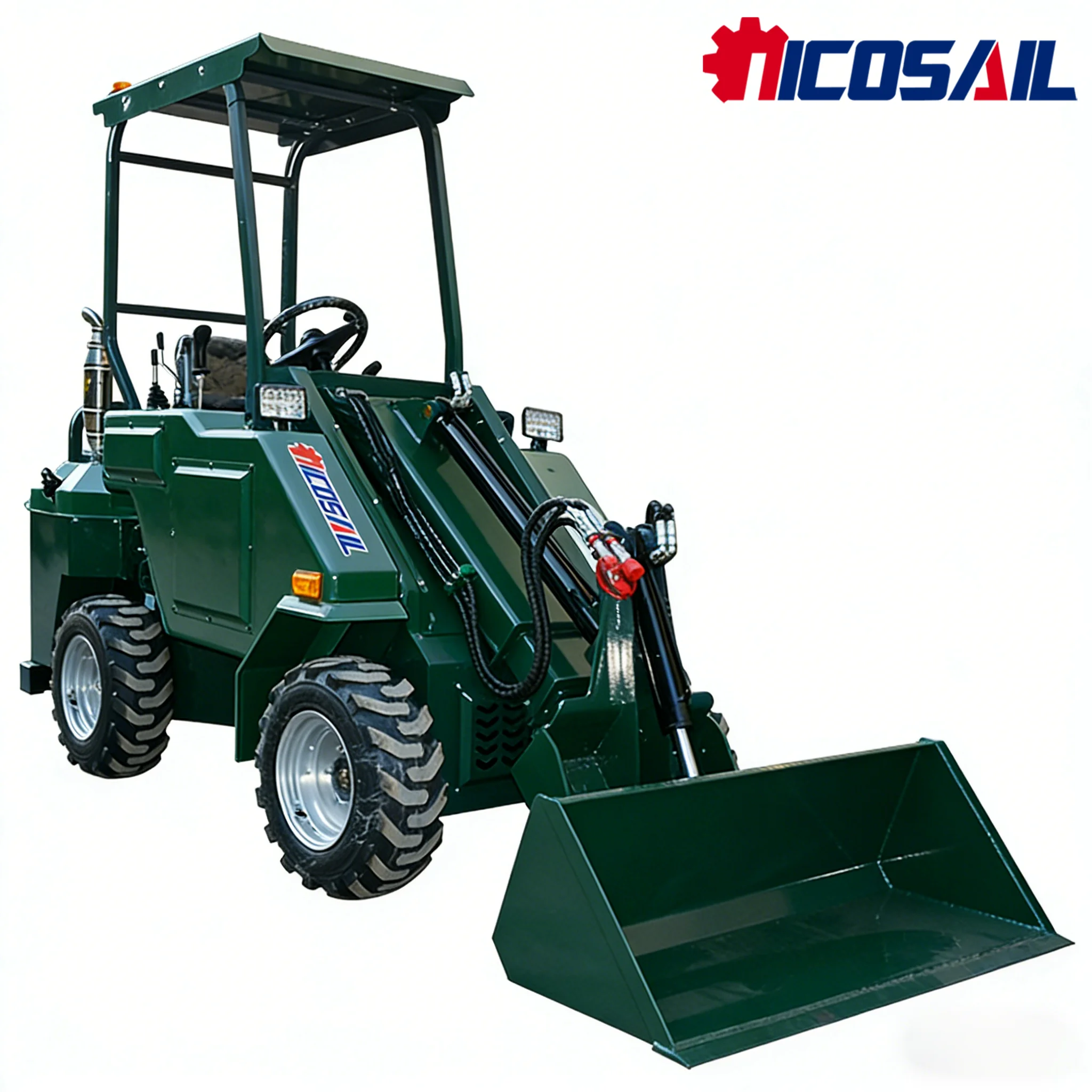 Ce certified telescopic boom loader, full hydraulic wheel loader, mini wheel loader for sale