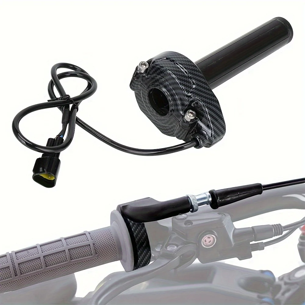 Acessórios para Motocicletas Punho de Acelerador em Fibra de Carbono para Sur Ron S X Surron Lightbee Veículo Elétrico Off-Road E-Bike