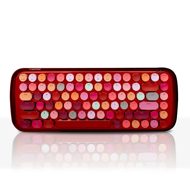 

Hongyan wireless charging Bluetooth three-mode keyboard high-value female office keyboard