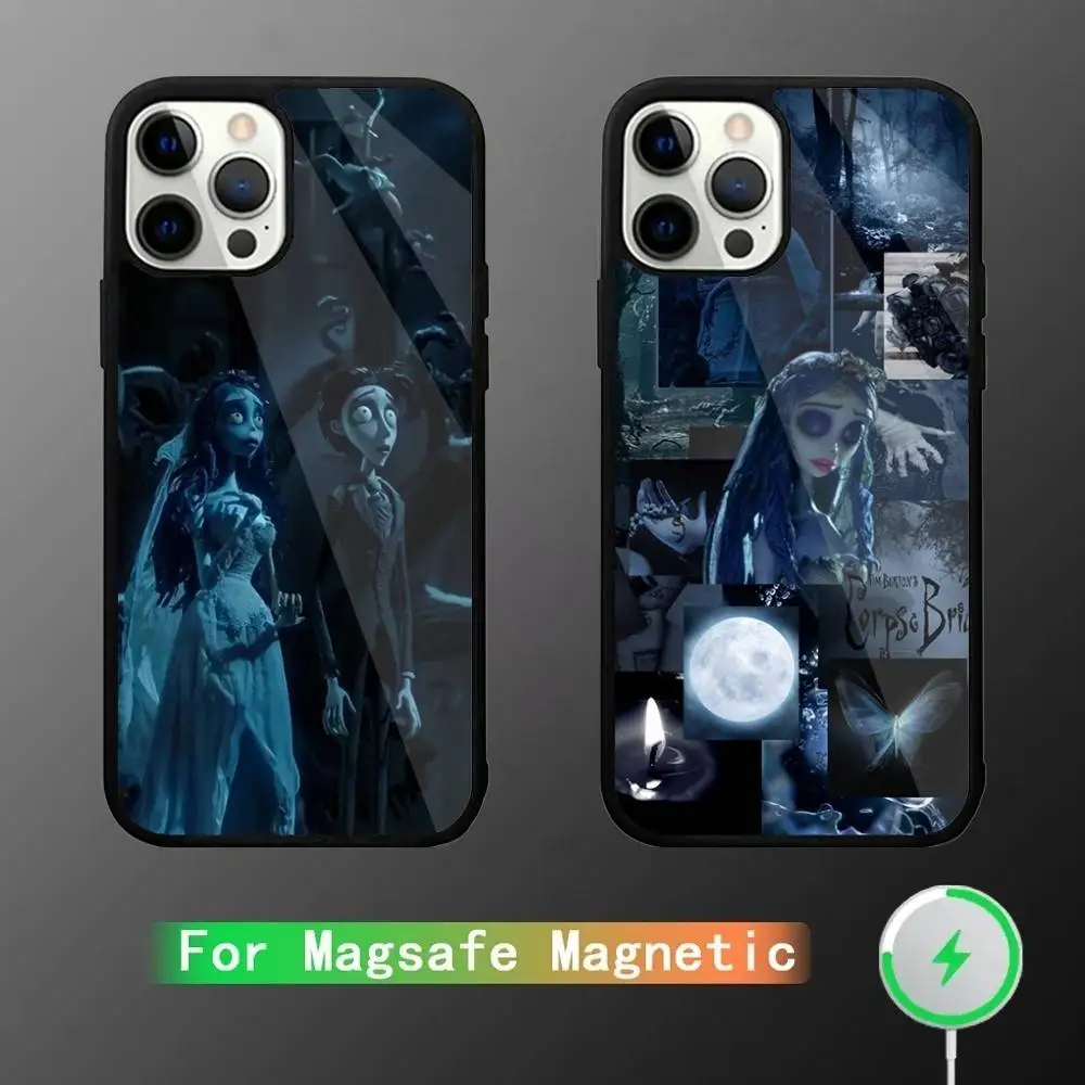 

C-Corpse Bride Victor Phone Case For iPhone 17,16,15,14,13,12,11,Pro,Max,Plus,Mini,SE4,E Magnetic Magsafe Wireless Charging