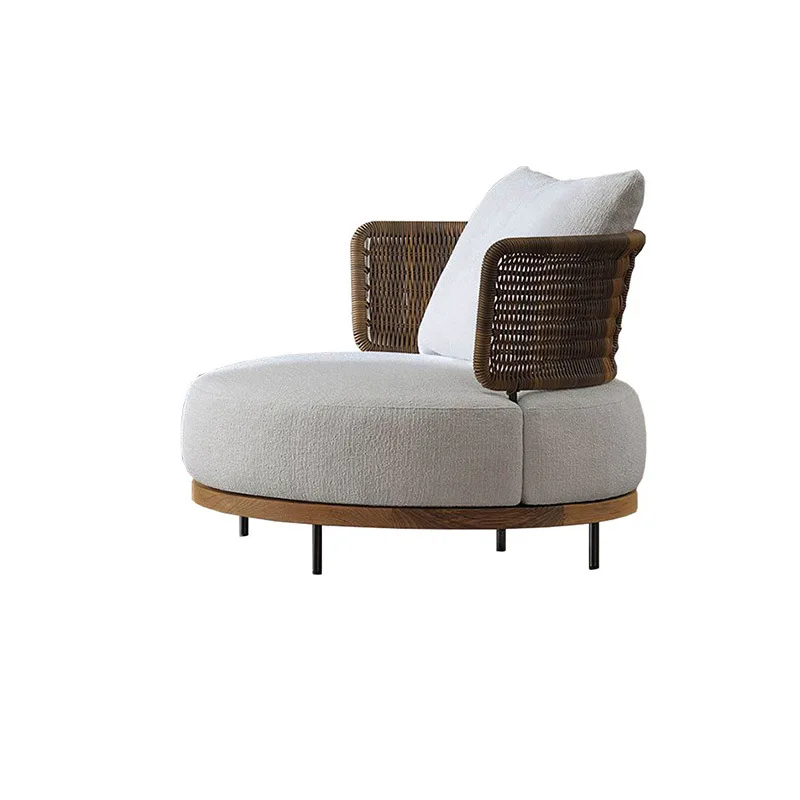 

Light Garden Furniture Sets Elegant Outdoor Aluminum Sofa for Backyards Spacious Outdoor Sectional Sofa Set for Gathering