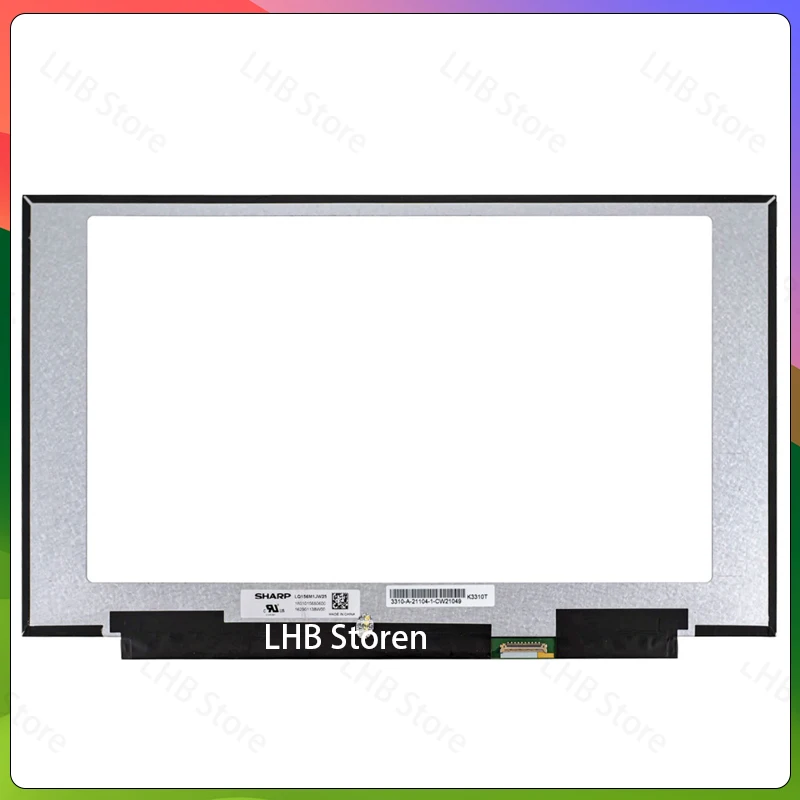 15.6 Inch 300Hz Laptop LCD Screen LQ156M1JW25 LQ156M1JW17 LQ156M1JW18 Display Matrix Panel Replacement 1920x1080 EDP 40 Pins