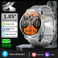 LIGE Outdoor Sports Watches Men 360*360 IPS Screen 730mAh Waterproof Smart Watch Wireless Call Blood Oxygen Monitor Smartwatches