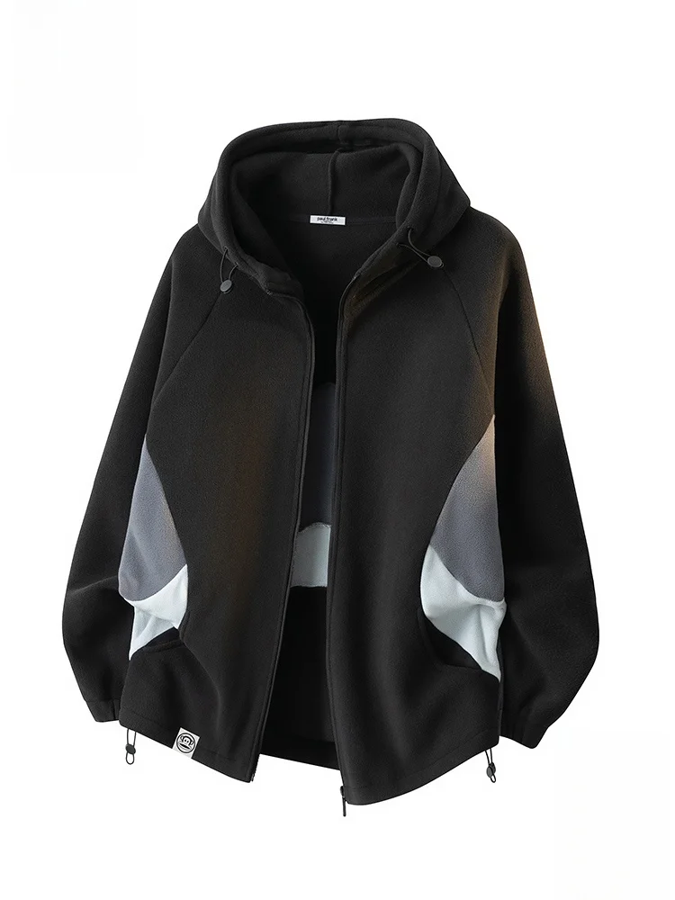 

PaulFrank Loose Fit Men's Hoodie Fce Lined Sportswear Casual Sle Autumn Outerwear Youth Faion Polyester Fiber