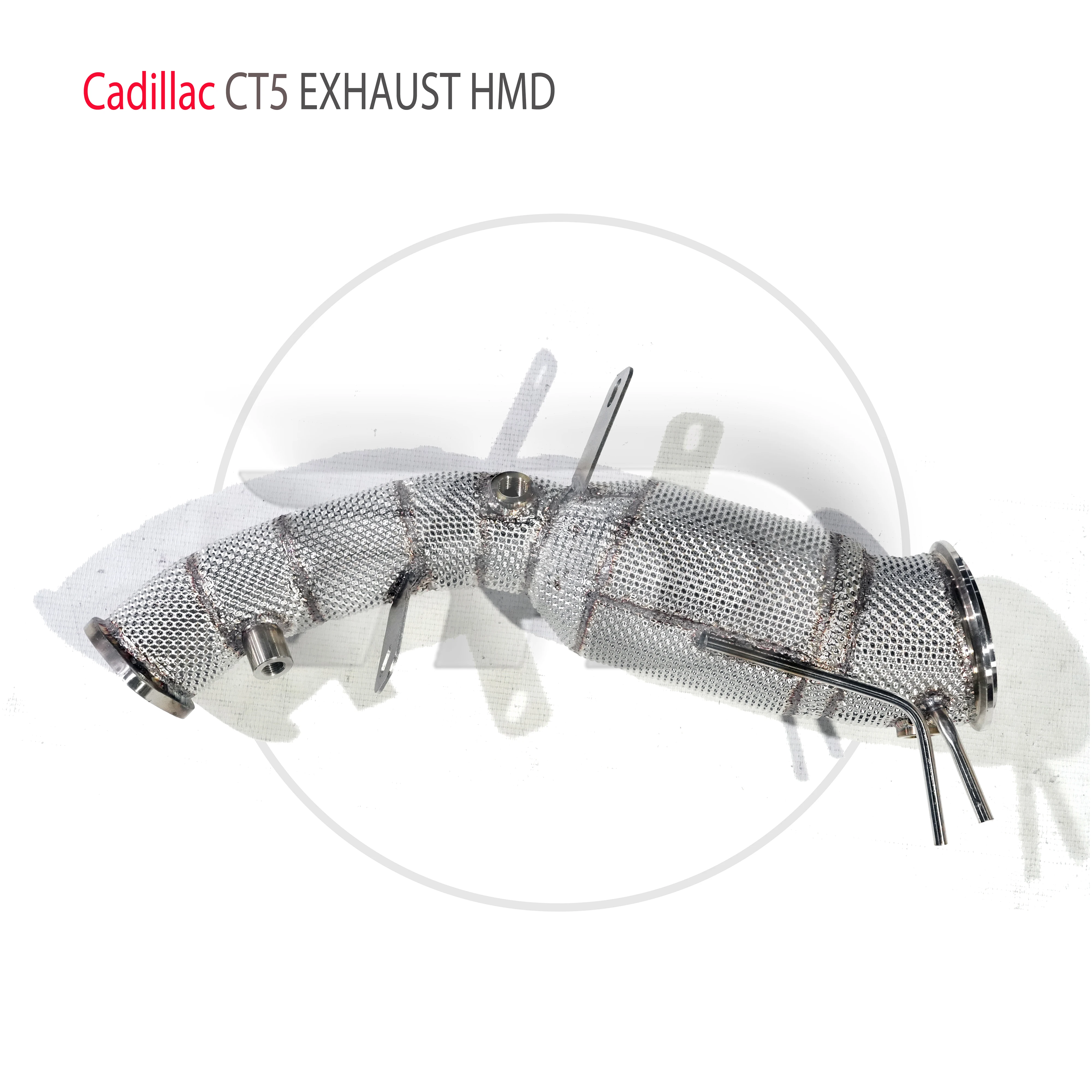 HMD Stainless Steel Exhaust Peformance Manifold Downpipe for Cadillac CT5 Car Accessories With Catalytic Converter Header