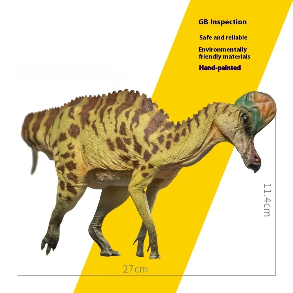 Modelo de dinosaurio clásico, casco de crecimiento compañero, dragón, carolina, rey, decoración de escritorio, figura de juguete coleccionable para regalo de vacaciones