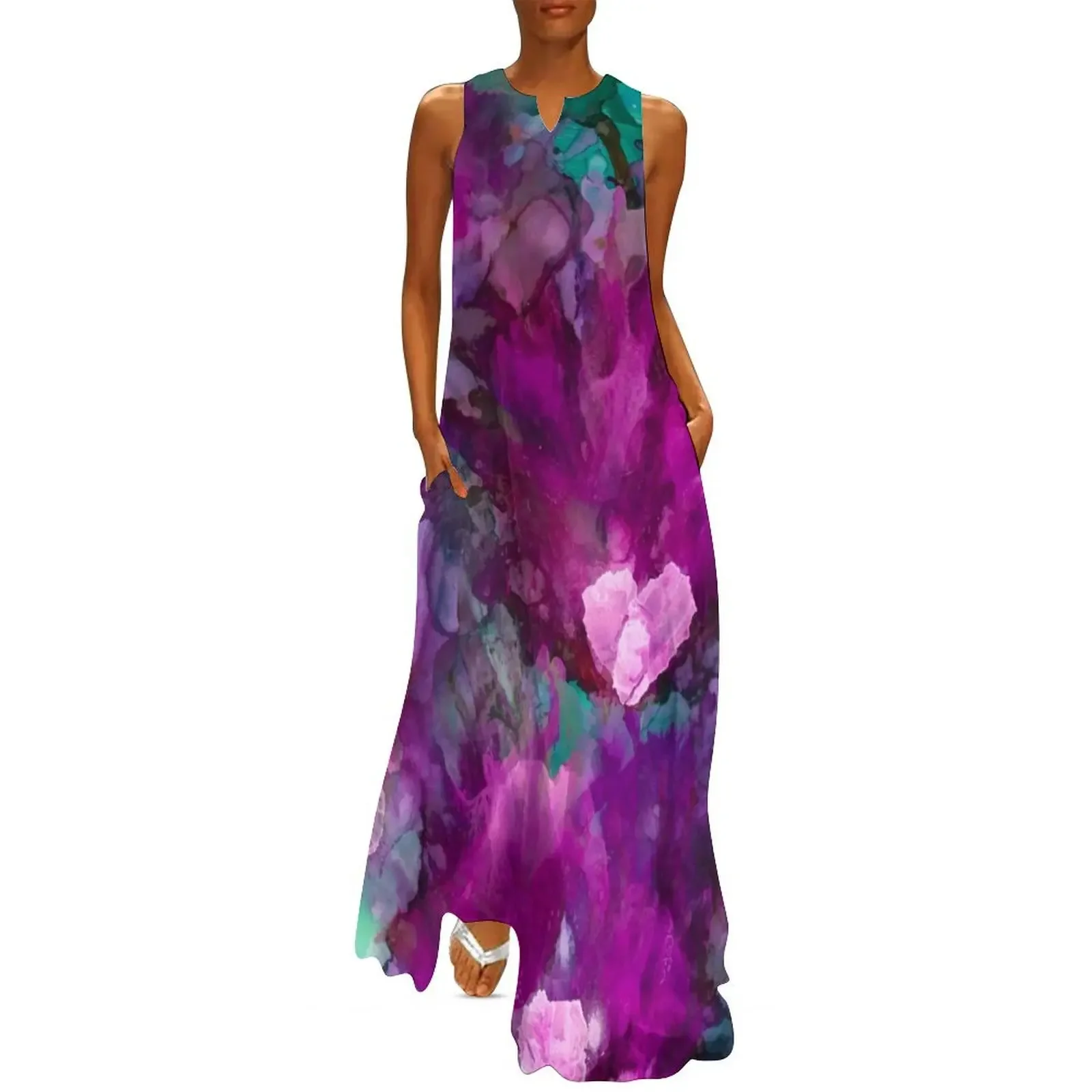 

Water Lillies Long Dress birthday dress dress for women 2025 luxury woman evening elegant party for women 2025