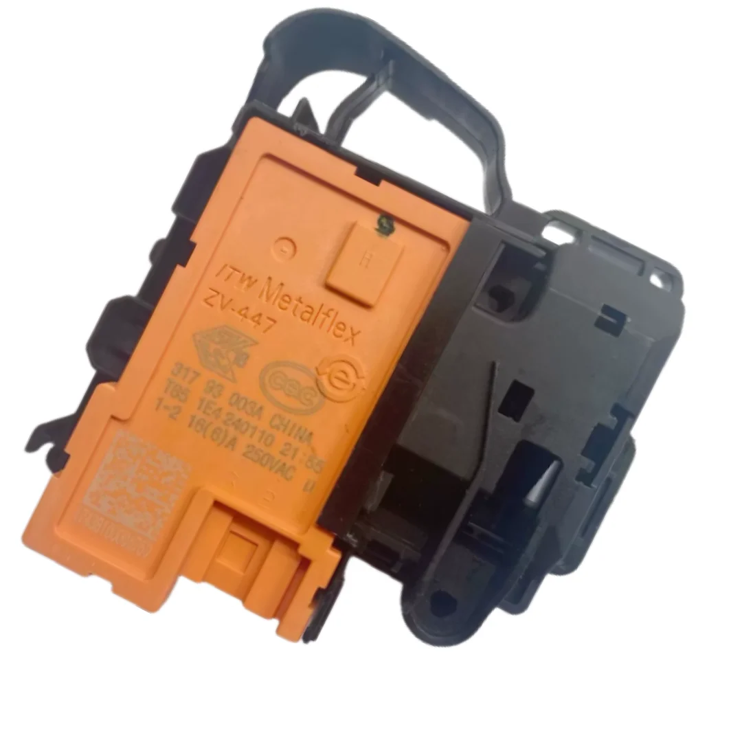 Suitable for Haier drum washing machine door switch electromagnetic door lock 00218000128D micro delay door lock switch ZV-447