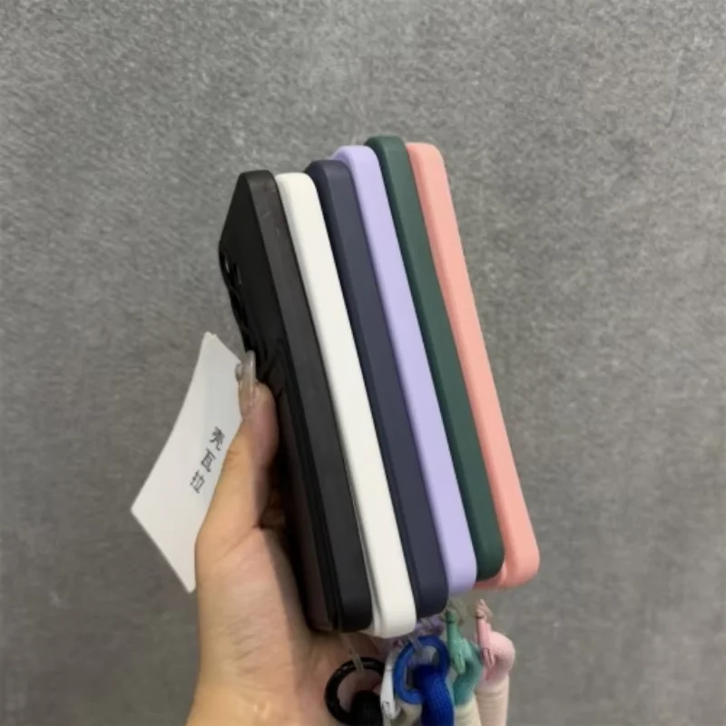 Funda para Samsung Galaxy S26 Ultra S22 S23 S24 S25 Plus FE A16 A17 A18 A26 A35 A36 A37 A55 A56 A57 con bolsillo para tarjetas y cordón 2