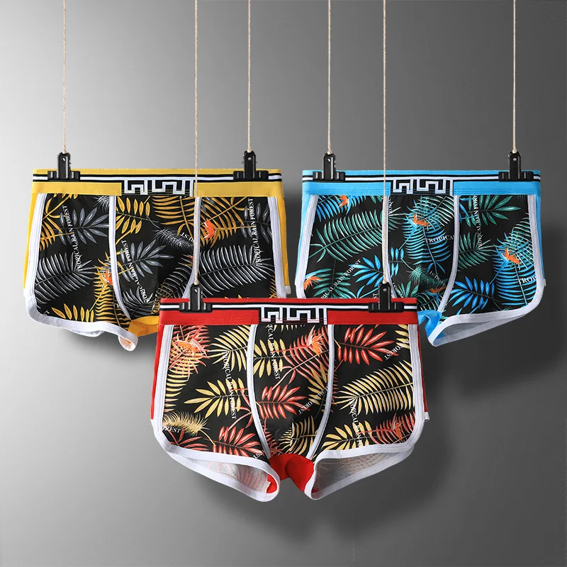 

Men's underwear Summer slim boxers Breathable boys teen boxers Cotton men's underwear cotton men's