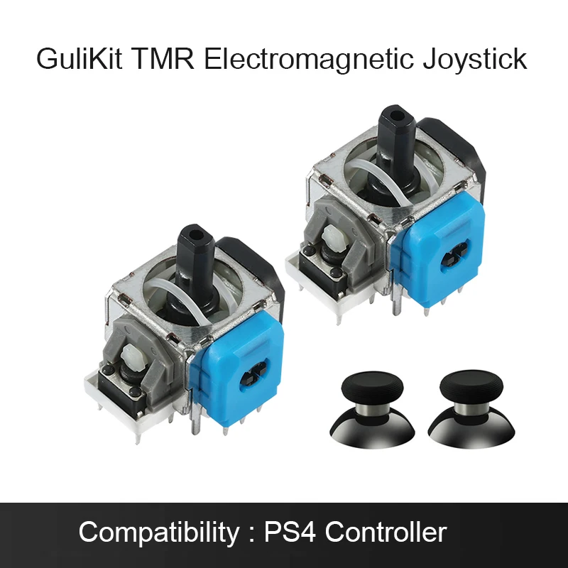 GuliKit TMR ジョイスティック スティックキャップ付き PS4 PS5/PS5
