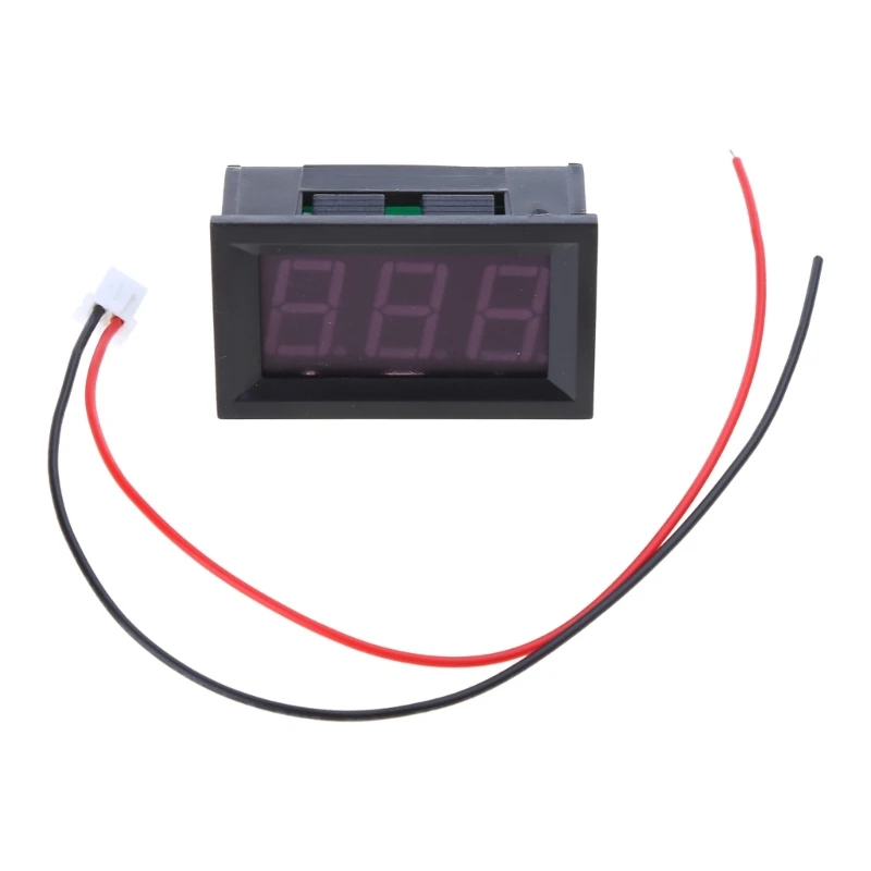 

220V 380V 50-500V Voltmeter 0.56in Digital Tester Gauge with Cable Dropship